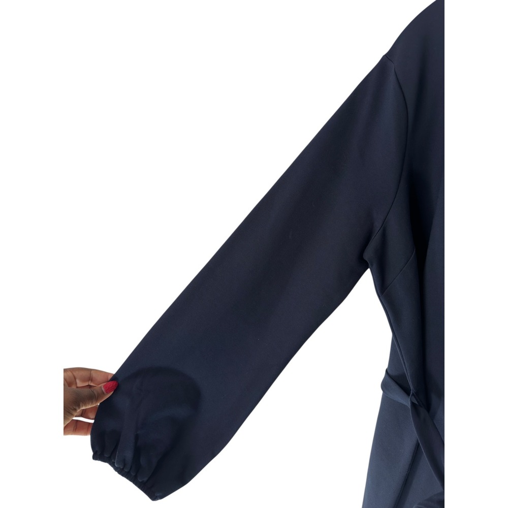 Boden Violet Ponte Jersey Shift Dress Blue Long‎ Sleeve Work Office Size 16/18 - Picture 6 of 12